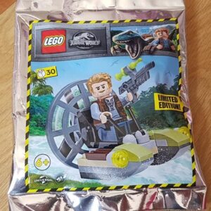 LEGO Jurassic World: Owen with Airboat and Tranquilizer Gun - Ages 6+