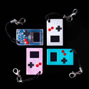 TinyCircuits Thumby (4 Pack Plus 2 Link Cables), Tiny Game Console, Playable Programmable Keychain: Electronic Miniature, STEM Learning Tool