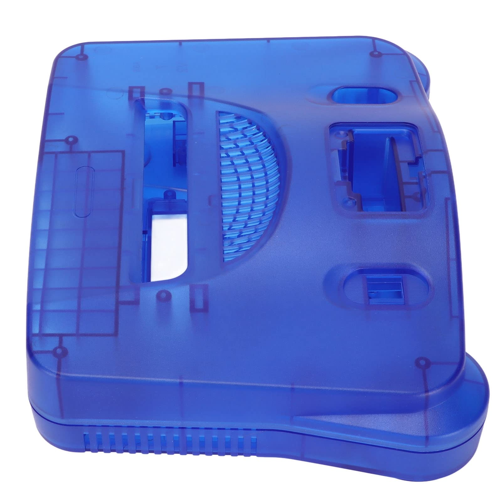 Carrying Storage Case for N64, Translucent Blue Retro Video Game Console Case Replacement Game Console Protective Shell for N64 Game Console