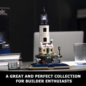 YOIFOY Ideas Lighthouse Building Sets with Glowing Rotating Lighting for Kids and Adults to Build and Collect, STEM Gifts for Boys and Girls Ages 8+(1016 Pieces),New in 2023