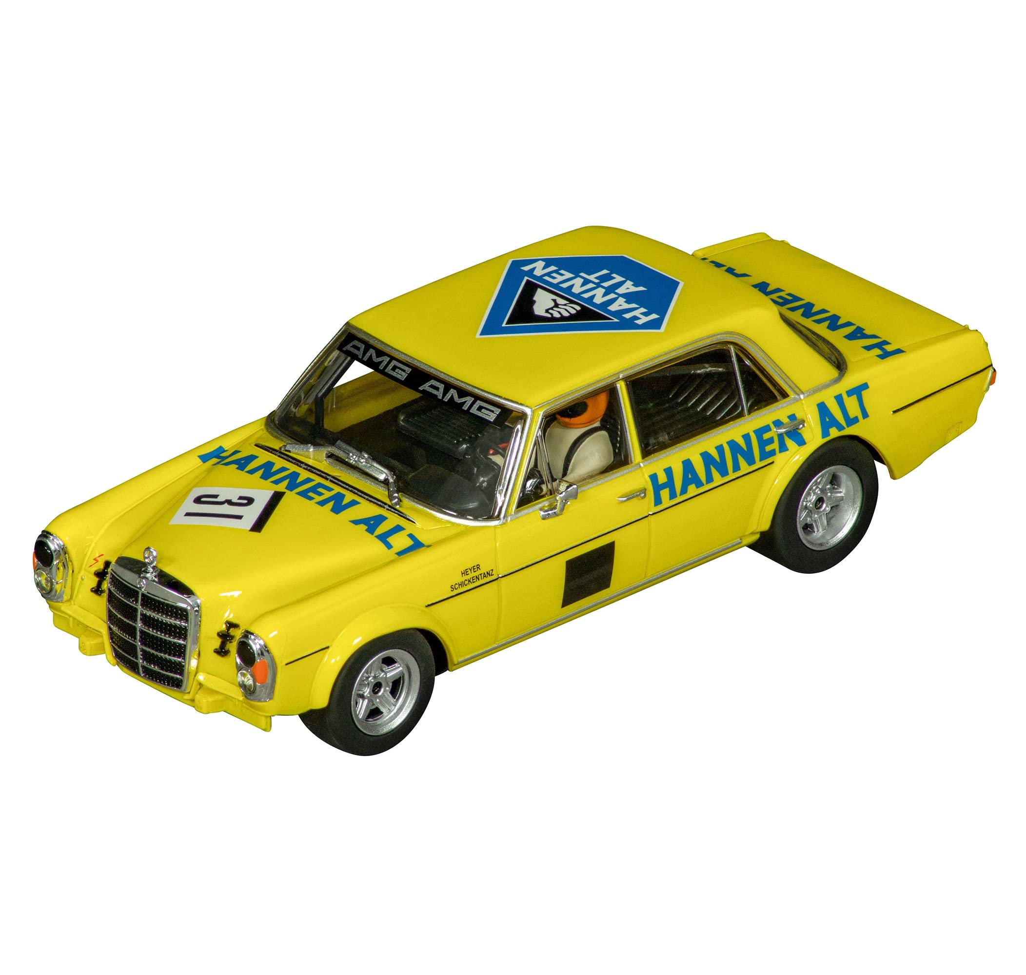 Carrera 31037 Mercedes 300 SEL 6.3 AMG No.31 1:32 Scale Digital Slot Car Racing Vehicle Digital Slot Car Race Tracks