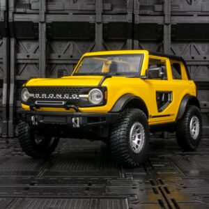 ARMSKY Toy Trucks Ford Bronco 1:24 Scale Metal Model Die-cast Hobby Toy Cars Gifts for Boys Girls and Adults Bronco Car Lovers Collection, Yellow