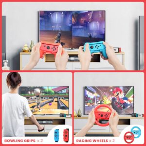 Switch Sports Accessories - CODOGOY 18 in 1 Switch Sports Accessories Bundle for Nintendo Switch Sports, Family Accessories Kit Compatible with Switch/Switch OLED Sports Games