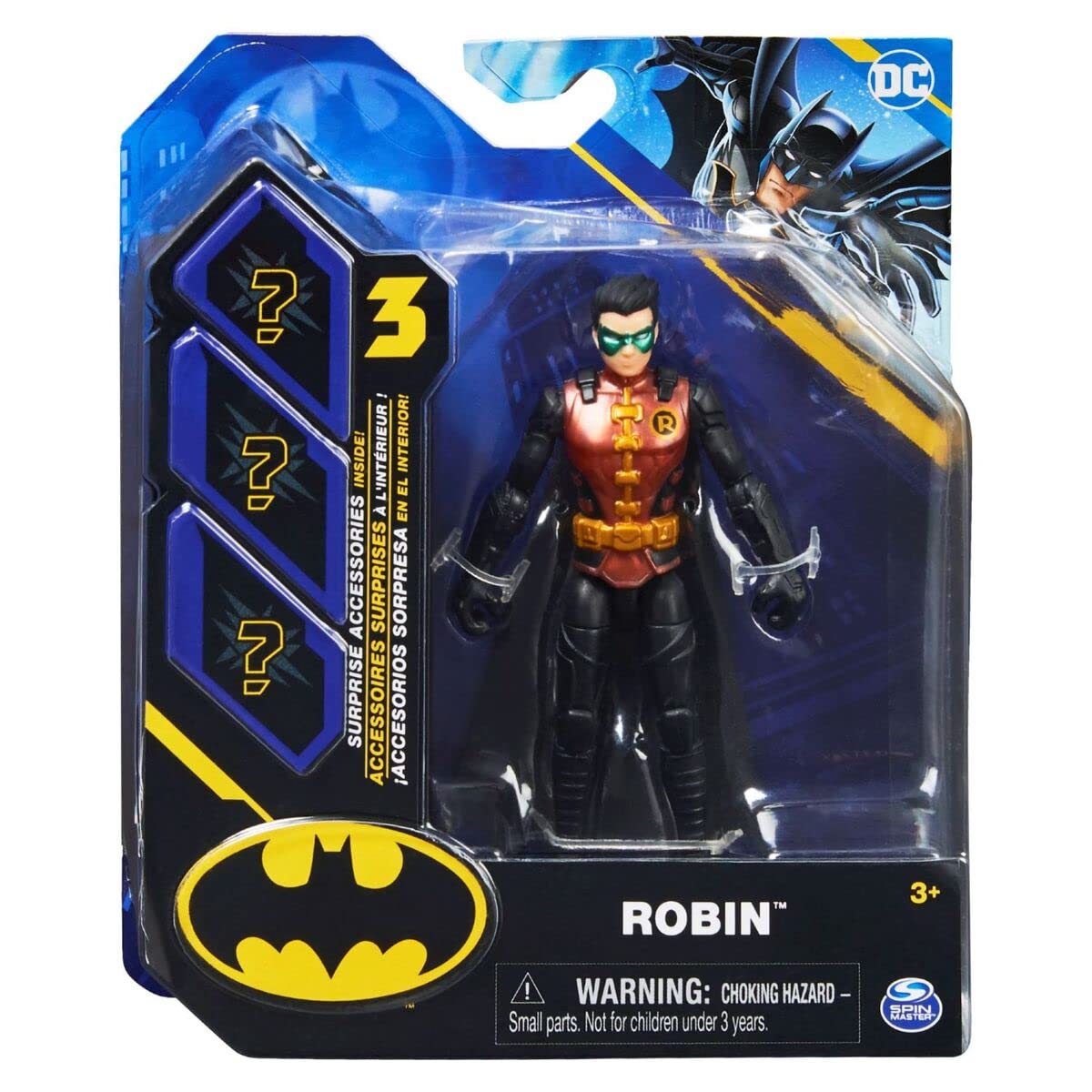 DC Batman 2022 Robin (Metallic Red Costume) 4-inch Action Figure by Spin Master