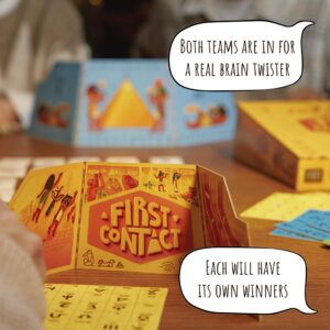 First Contact | Board Game for Adults and Family | Adventure Board Game | Party Game | Board Games for Adults | Ages 12+ | for 2 to 7 Players | Average Playtime 40 Minutes