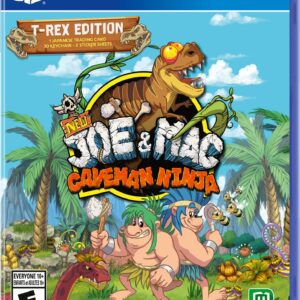 New Joe and Mac: Caveman Ninja - T-Rex Edition (PS4)