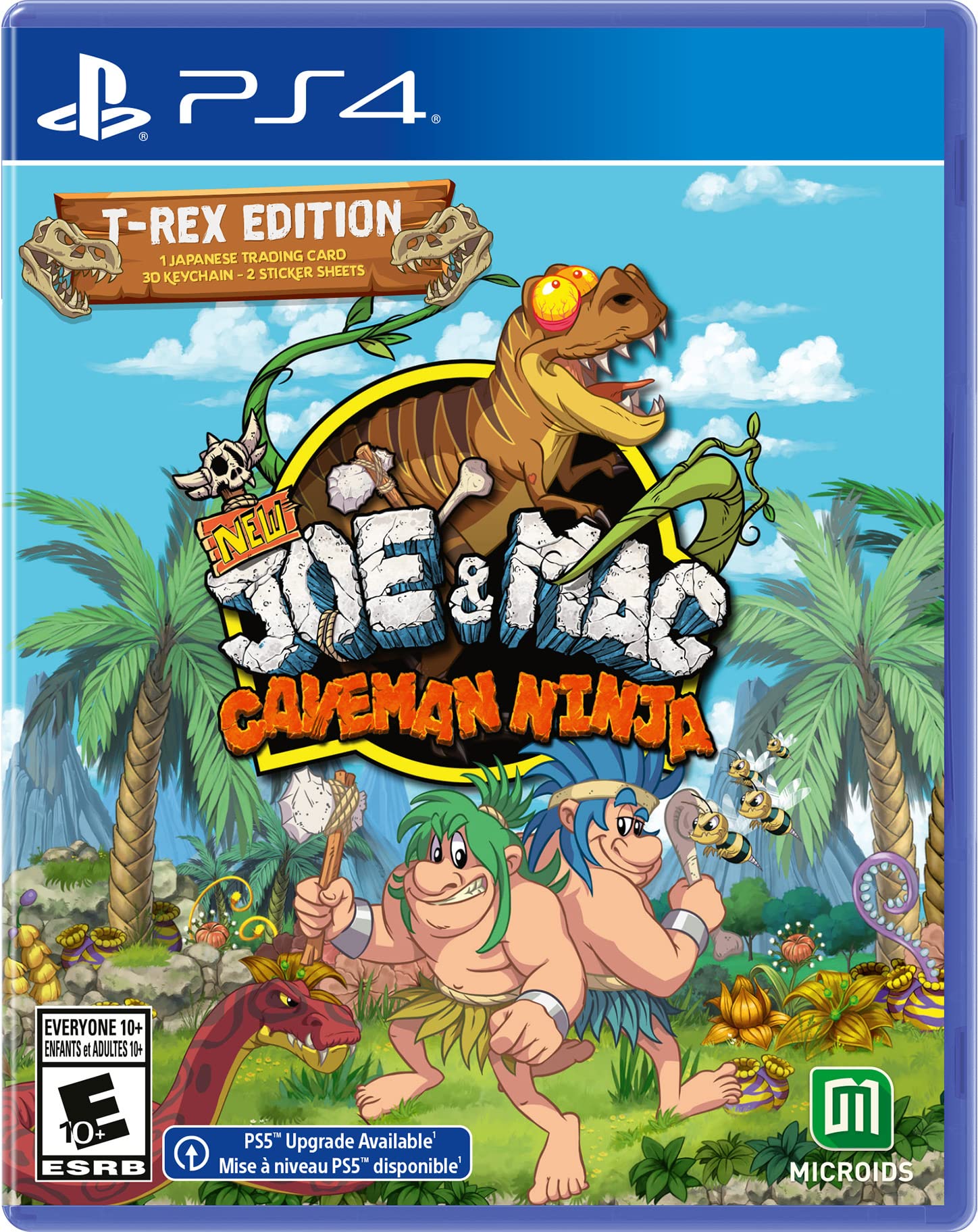 New Joe and Mac: Caveman Ninja - T-Rex Edition (PS4)