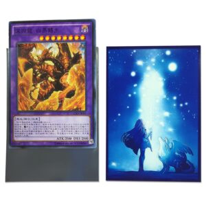 120ct (The World Legacy) Anime Top Loading Trading Card Sleeves Deck Protector for YuGiOh/Japanese Sized Cards 63x90mm(B01)