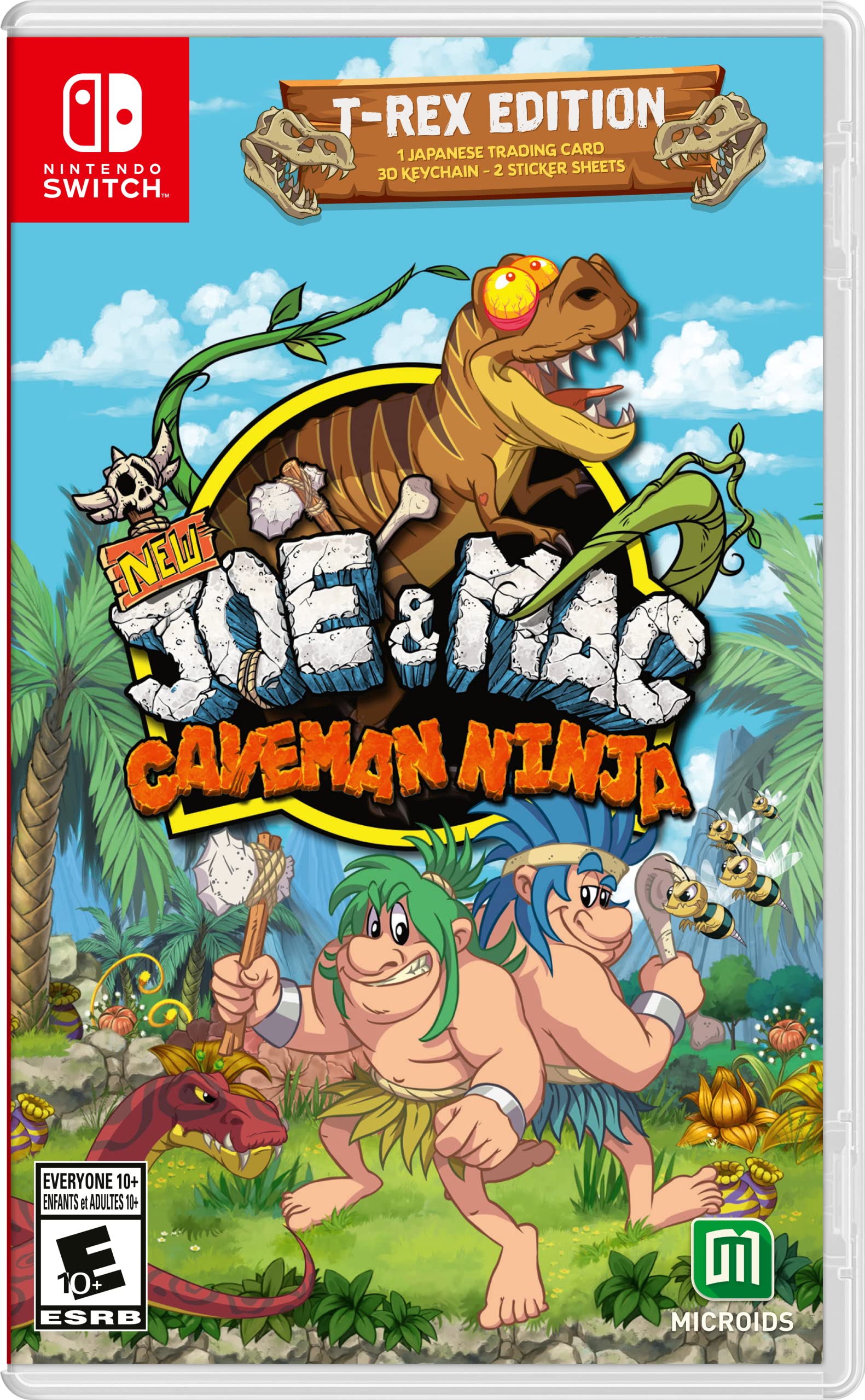 New Joe and Mac: Caveman Ninja T-Rex Edition Nintendo Switch