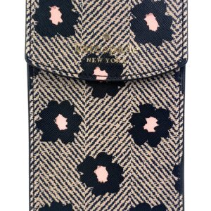 Kate Spade New York Staci North South Phone Crossbody Bag in Herringbone Floral