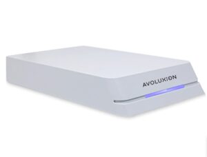 avoluxion hddgear pro (white) 8tb 7200rpm usb 3.0 external gaming hard drive (for ps5, pre-formatted) (renewed)