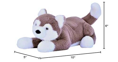 SENSORY4U Dog Weighted Stuffed Animal Puppy Wolf Plush Toy - 2.5lb Sensory Tool for Stress Relief and Comfort - Sensory Therapy for Kids and Adults