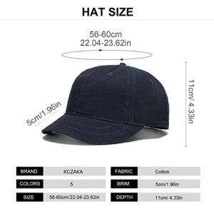 Short Brim Baseball Cap for Women and Men Outdoor Sports Cotton Snapack Caps Adjustable Dad Hats Umpire Sun Hats BP064 Black