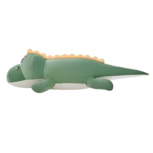 Dinosaur Plush Toy Pillow,Cute Dinosaur Stuffed Animals Doll,Soft Lumbar Back Cushion Big Dinosaur Plushies Stuffed Toy Cute Pillows,Great Gift for Kids Birthday,Valentine (Green,19.6in)