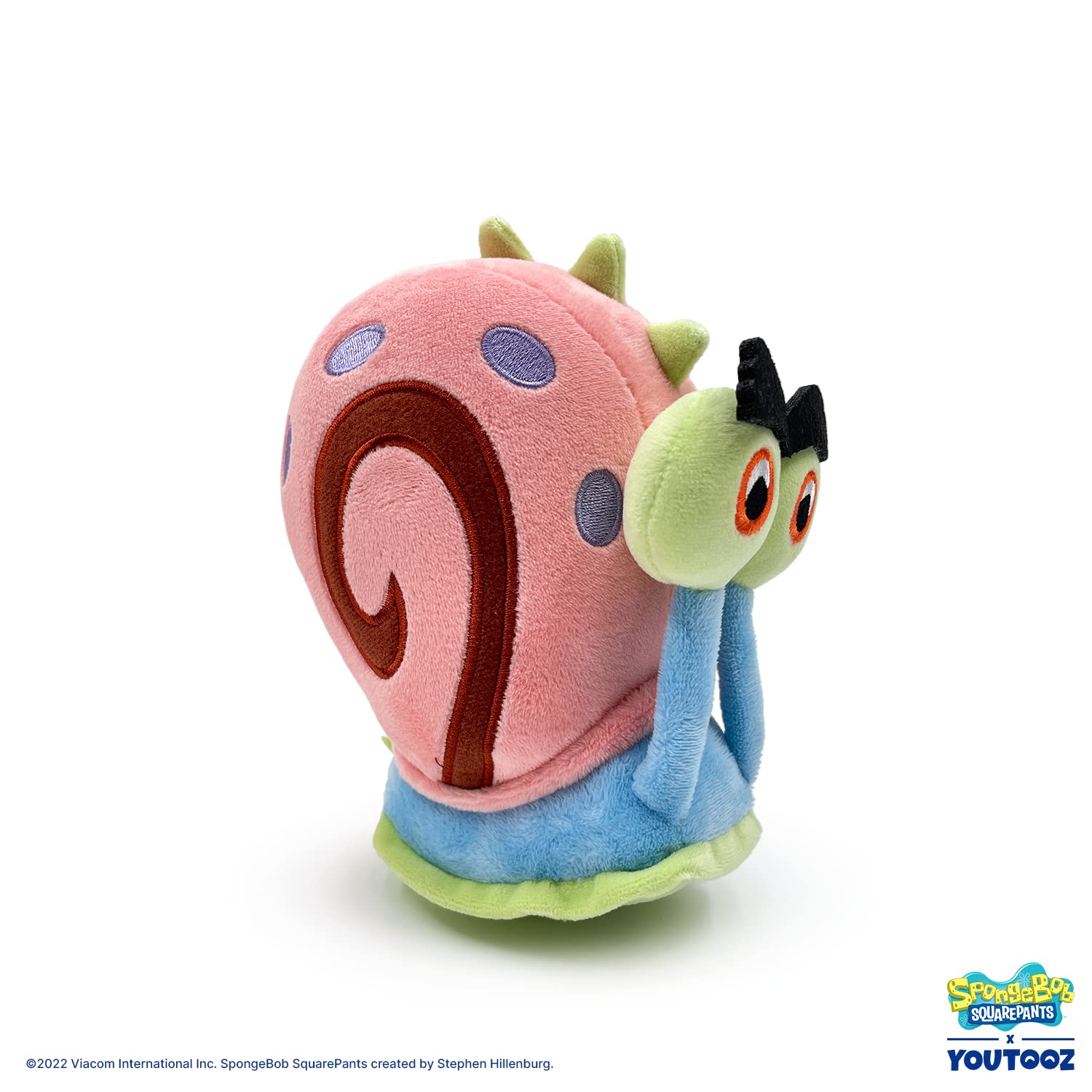 YouTooz Prehistoric Gary Stickie Plush in 6", Magnetic and Soft Spongebob Squarepants Collectible Prehistoric Gary The Snail Plush - Cute Spongebob Snail Toy Collection