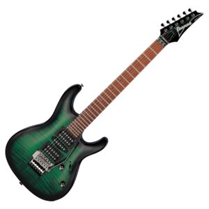 Ibanez Kiko Loureiro Signature KIKOSP3 Electric Guitar - Trans Emerald Burst