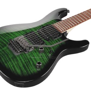 Ibanez Kiko Loureiro Signature KIKOSP3 Electric Guitar - Trans Emerald Burst