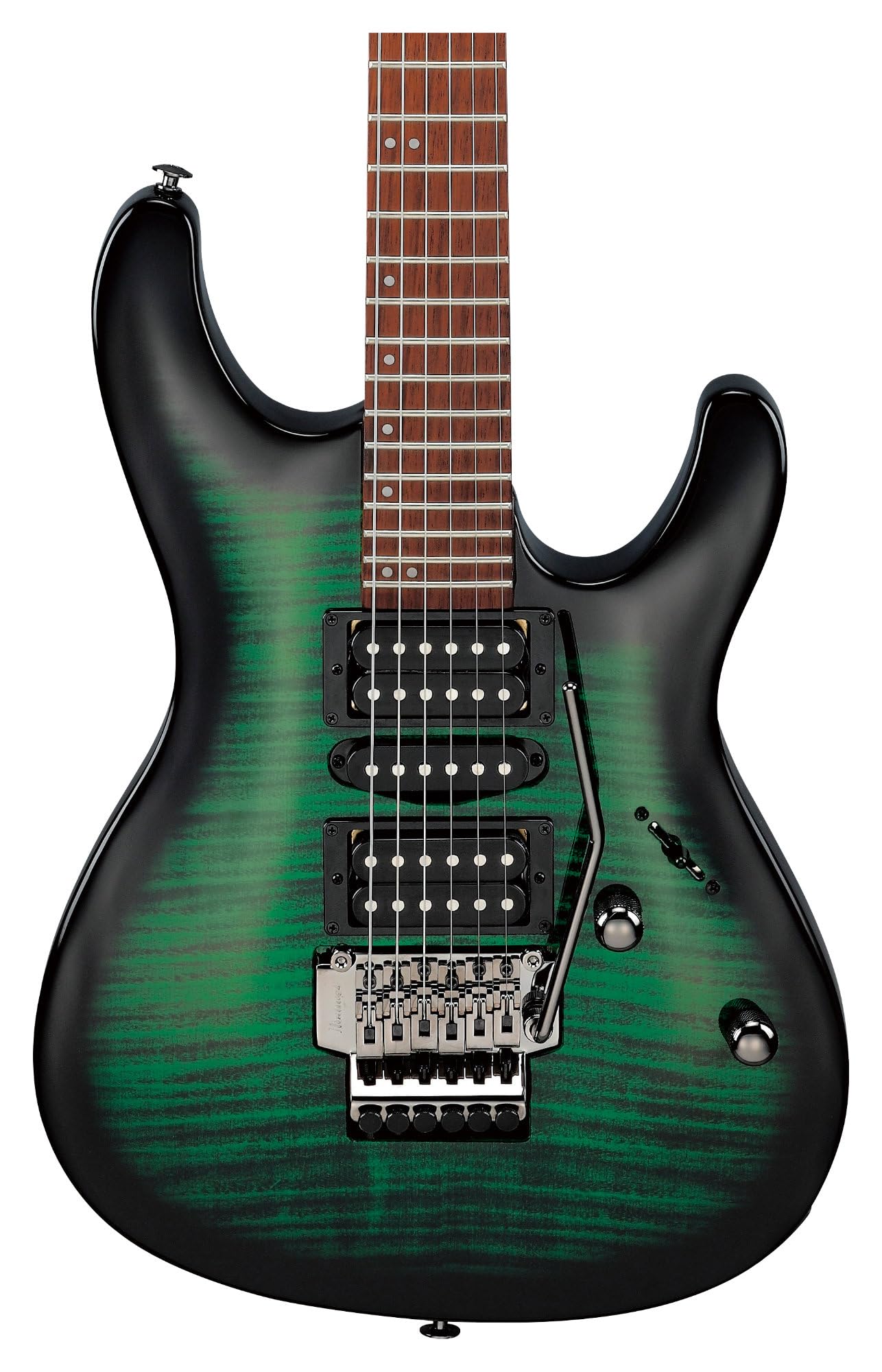 Ibanez Kiko Loureiro Signature KIKOSP3 Electric Guitar - Trans Emerald Burst