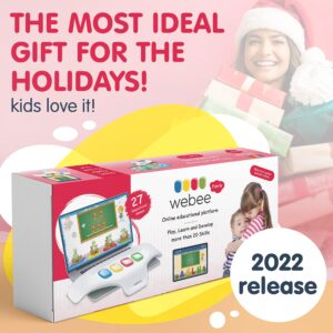 Webee Learning Game Console For 2 to 6 Year Old | 27 Games Included For Kids From Toddler Age To 6+ Year Olds, Boy Or Girl. Makes The Perfect Birthday or Christmas Gift.