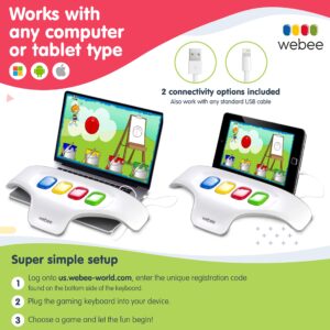 Webee Learning Game Console For 2 to 6 Year Old | 27 Games Included For Kids From Toddler Age To 6+ Year Olds, Boy Or Girl. Makes The Perfect Birthday or Christmas Gift.