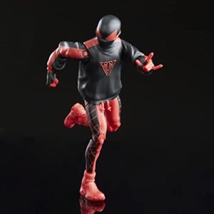 Marvel Legends Series Miles Morales Spider-Man, Collectible 6-inch Action Figures, 2 Accessories