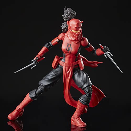 Marvel Legends Series Elektra Natchios Daredevil, Collectible 6 Inch Action Figures, 2 Accessories