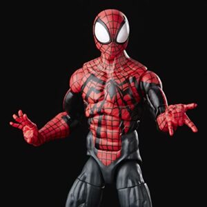 Marvel Legends Series Ben Reilly Spider-Man, Spider-Man Legends Collectible 6 Inch Action Figures, 2 Accessories