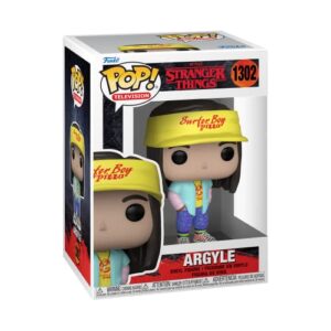 POP [Stranger Things - Argyle [Season 4] Funko Vinyl Figure (Bundled with Compatible Box Protector Case), Multicolor, 3.75 inches