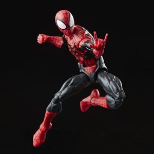 Marvel Legends Series Ben Reilly Spider-Man, Spider-Man Legends Collectible 6 Inch Action Figures, 2 Accessories