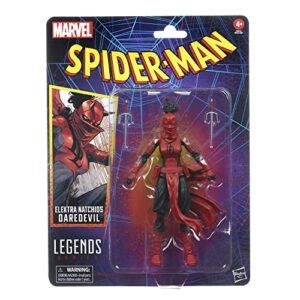 Marvel Legends Series Elektra Natchios Daredevil, Collectible 6 Inch Action Figures, 2 Accessories