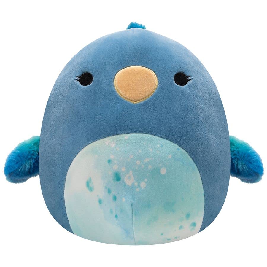 Squishmallows Official Kellytoy Plush 11" Squishmallow Plush | Zipp The Blue Parrot – Ultrasoft Stuffed Animal Toy Soft Squishy Plush Toy