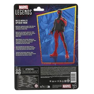 Marvel Legends Series Miles Morales Spider-Man, Collectible 6-inch Action Figures, 2 Accessories