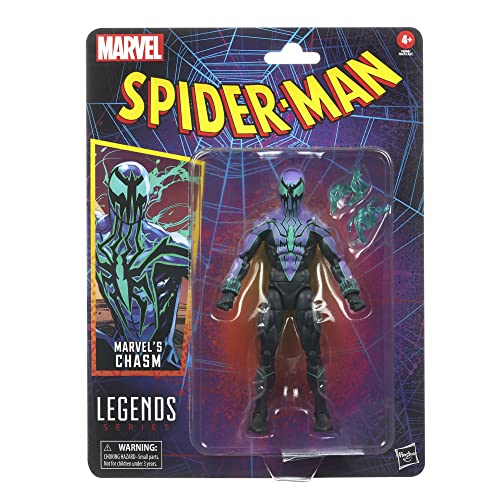 Marvel Legends Series Chasm, Spider-Man Collectible 6 Inch Action Figures, 2 Accessories