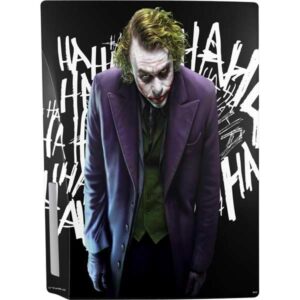 Skinit Decal Gaming Skin Compatible with PS5 Bundle - Officially Licensed The Dark Knight Joker Design