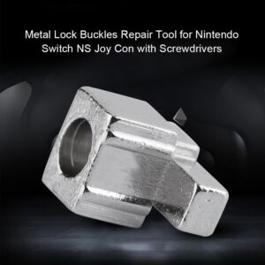 Metal Lock Buckle Repair Kit for Switch NS Joy-Con DIY Repair Tools Screwdriver Tool Kit Metal Buckle Lock Nintendo Controller Include 4 x Metal Lock Buckles 2 X Screwdrivers