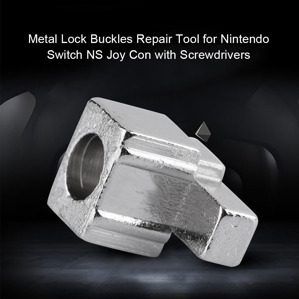 Metal Lock Buckle Repair Kit for Switch NS Joy-Con DIY Repair Tools Screwdriver Tool Kit Metal Buckle Lock Nintendo Controller Include 4 x Metal Lock Buckles 2 X Screwdrivers