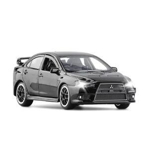 1:32 for Mitsubishi Lancer Evo X 10 Alloy Car Model Diecast Metal Toy Vehicles Car Model Sound Light Collection Kids Gift Scale Model ( Color : Black )