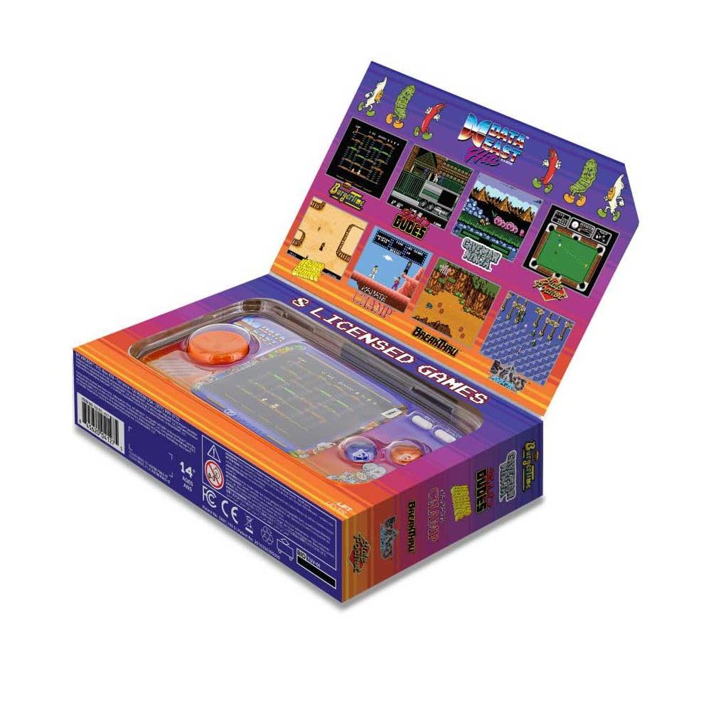 My Arcade Data East Pocket Player: Portable Gaming System with 308 Preloaded Retro Games, 2.75" Color Screen, Speakers (DGUNL-4127),Purple