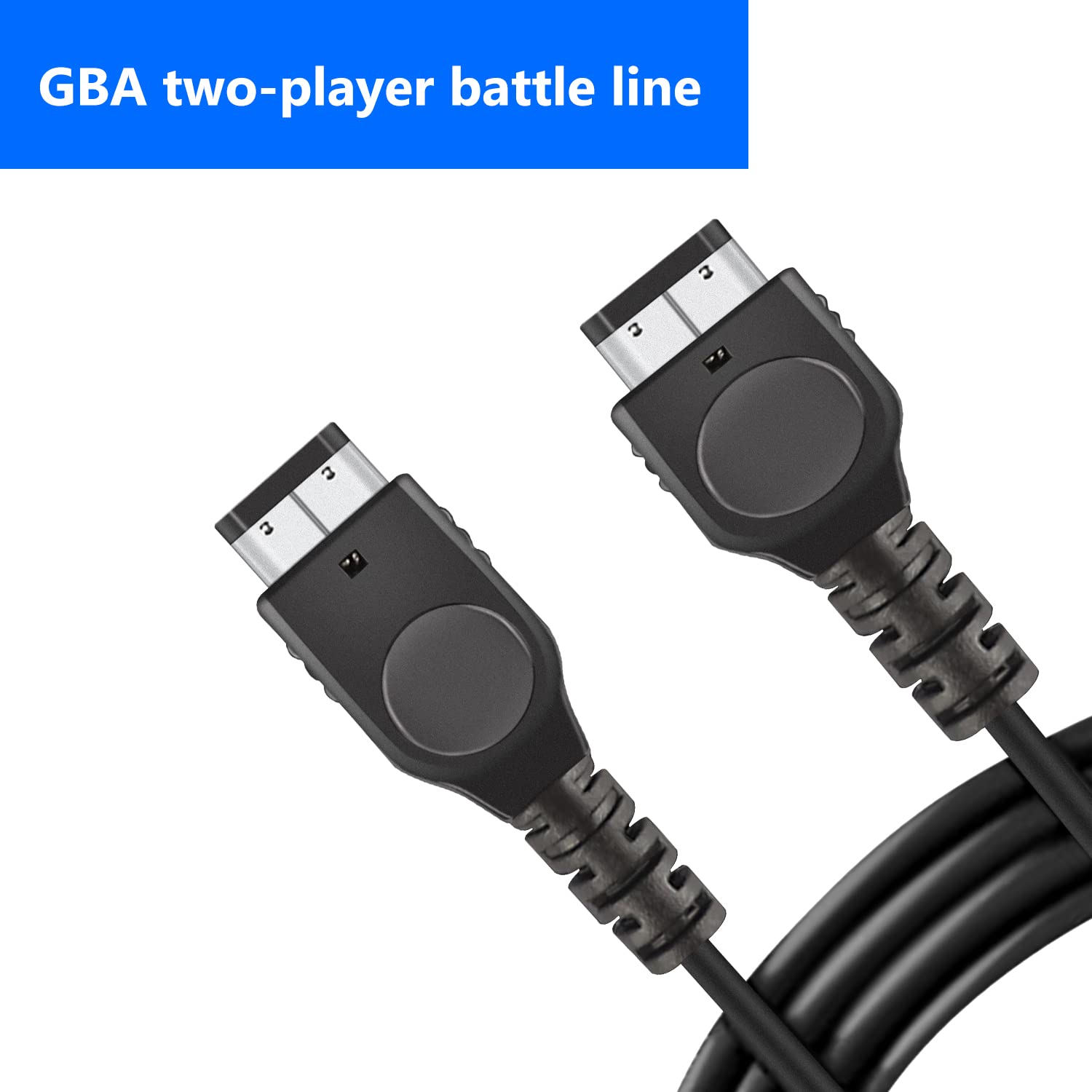 Xahpower GBA SP Link Cable, 2 Player Link Cable Connect Cord for Nintendo Gameboy Advance SP/Gameboy Advance, 3.9Ft Black