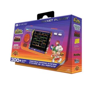 My Arcade Data East Pocket Player: Portable Gaming System with 308 Preloaded Retro Games, 2.75" Color Screen, Speakers (DGUNL-4127),Purple