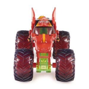 Monster Jam 2022 Spin Master 1:64 Diecast Truck with Bonus Accessory: See-Thru Crew Dragonoid