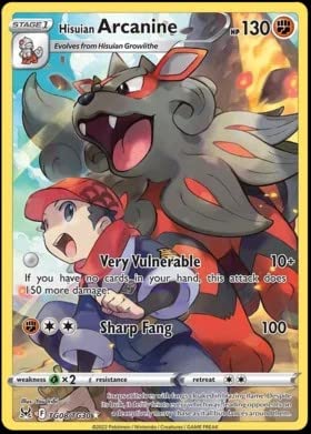 Pokemon - Hisuian Arcanine TG08/TG30 - Lost Origin - Trainer Gallery - Holo Card