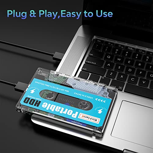 Kinhank 500G HDD Portable Game Drive Built-in 110,000+ Games, Batocera 33 Game System Compatible with 90+ Emulators,Plug and Play,USB3.0,Support for Windows/Laptop/PC/Mac