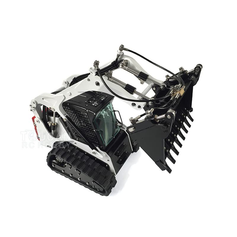 TOUCAN RC HOBBY LESU 1/14 Aoue-LT5 Tracked Skid-Steer Metal RC Hydraulic Loader RTR Model Lights