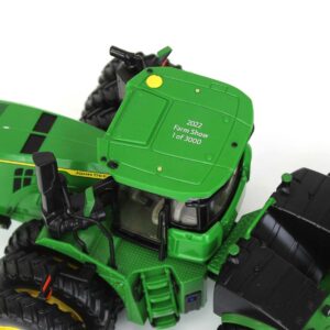 TOMY 1/32 John Deere 9R 590 4WD w/Front & Rear Triples, 2022 Farm Show Edition Prestige Collection 45833