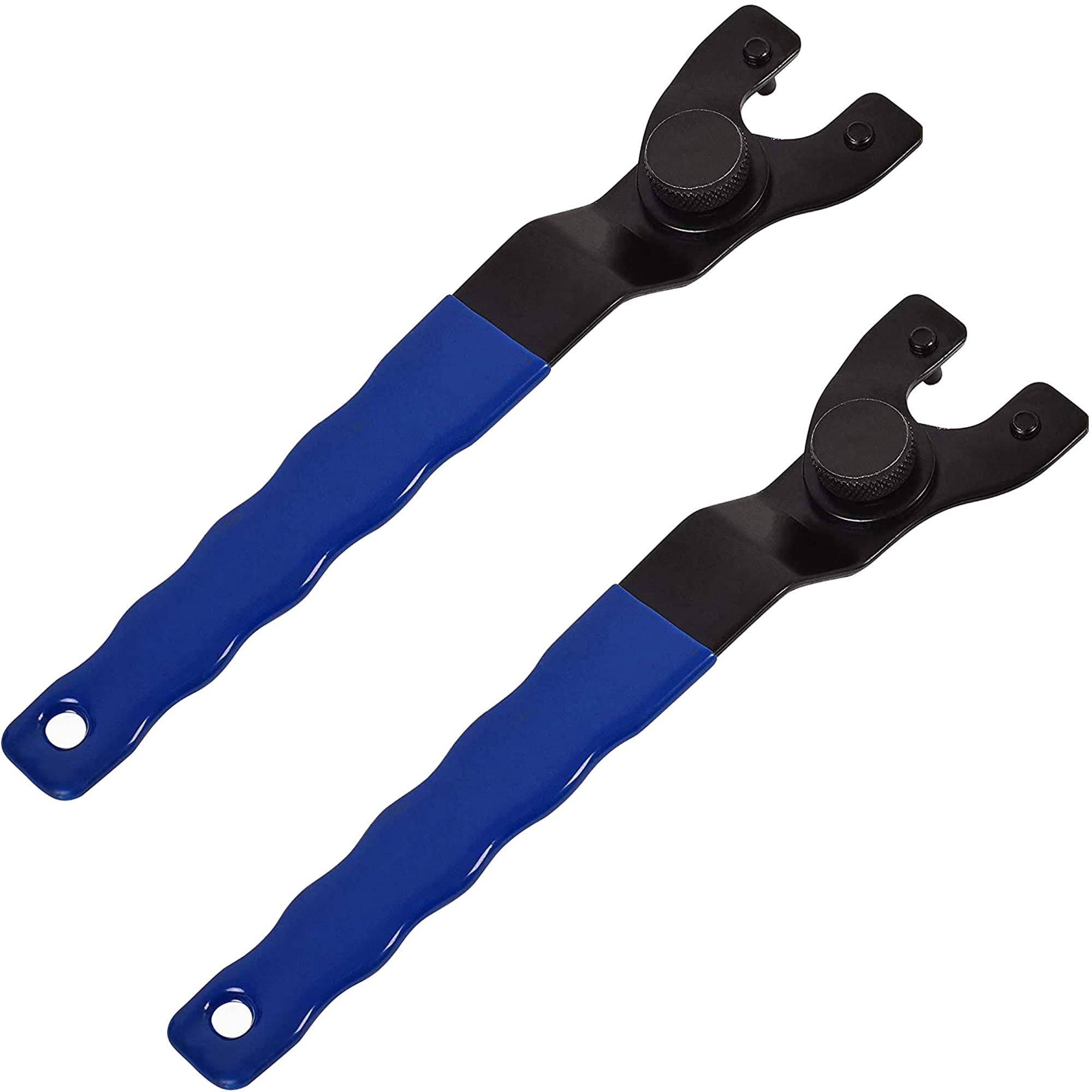 BlueStars 2 Packs SEWA20 Adjustable Lock-nut Grinder Wrench - Exact Fit For Dewalt Bosch & other Grinders (10-30mm)