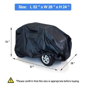 tonhui Small and Large Kids Ride-On Truck Toy Car Cover, Electric Jeep Power Wheels Cover, Protect Electric Kids Car Toy Vehicles, Outdoor Water Resistant