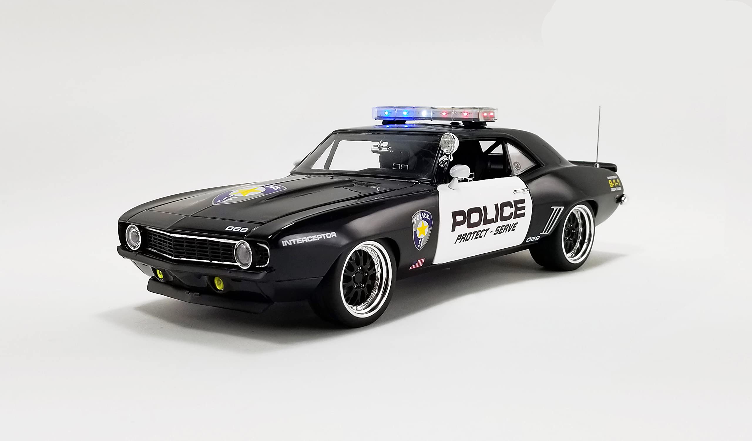 GMP 1:18 1969 Chevrole* Camaro - Street Fighter Police Interceptor GMP-18935 [Shipping from Canada]