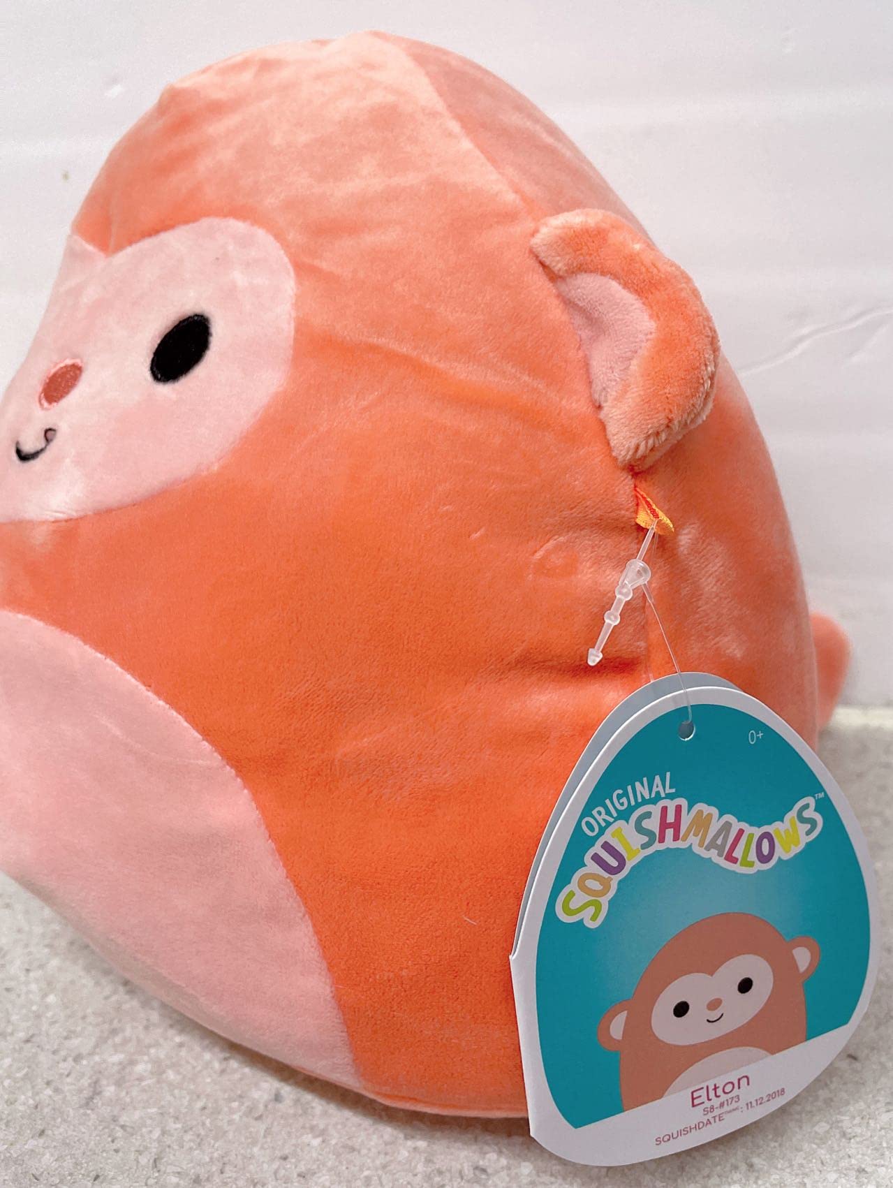 Squishmallows 8" Farm and Sealife Squad Stuffed Animal Plush Toy for Birthday (Elton Monkey)