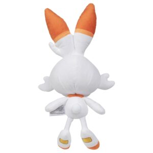 Pokemon 12" Raboot & 8" Scorbunny Plush Stuffed Animal Toys, 2-Pack - Sword and Shield Starter Evolution Set - Officially Licensed - Gift for Kids, Boys, Girls & Fans - 2+